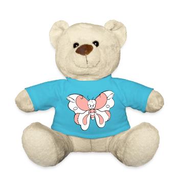 Papillon coloré > Graphique vectoriel - Nounours - bleu outremer - Devant