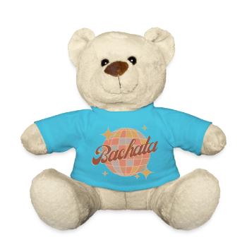 Bachata Disco Retro Glow - Teddy Bear - atoll blue - Front