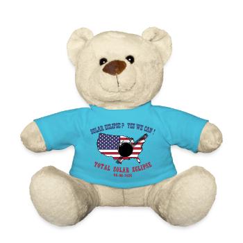 Total Solar Eclipse 2024 - Teddy - Atollblau - Vorne