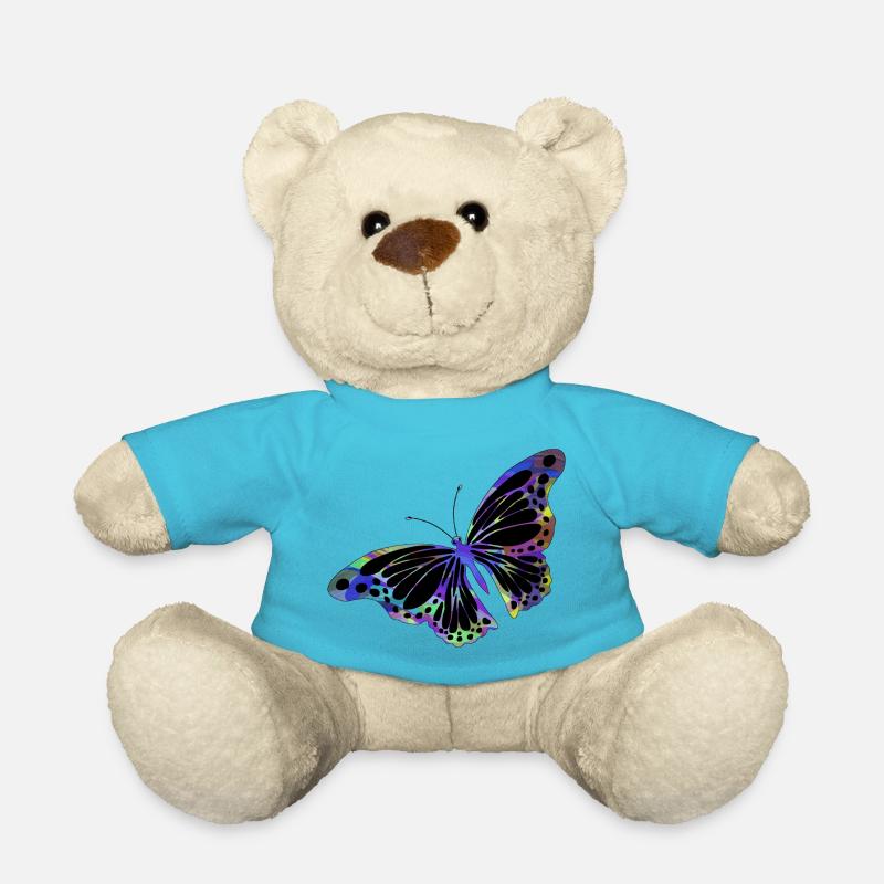 Papillon - Nounours - bleu outremer