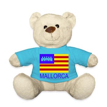 mallorca Fahne - Teddy - Atollblau - Vorne