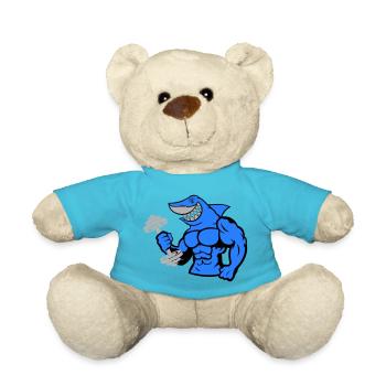 shark hai bodybuilding Hantel 1 - Teddy - Atollblau - Vorne