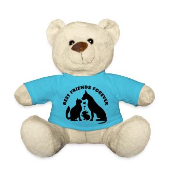 Best friends forever - Teddy Bear - atoll blue - Front