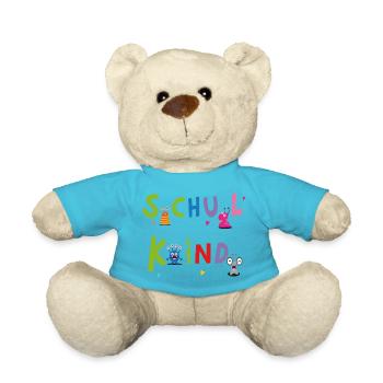 Schulkind - Teddy - Atollblau - Vorne