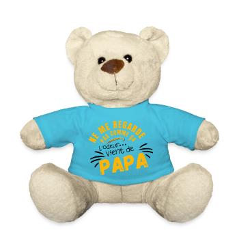 Sieh mich nicht so an - Humor, Baby - Teddy - Atollblau - Vorne