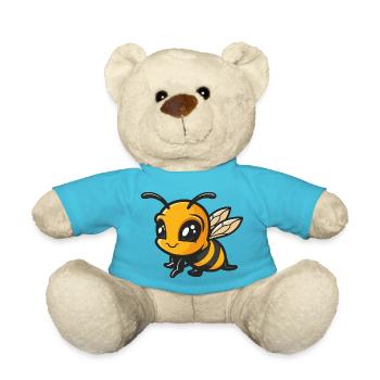 biene hummel insekt - Teddy - Atollblau - Vorne