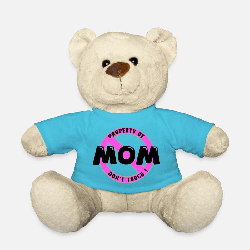 Mamas Eigentum, schwarz. In - Teddy - Atollblau