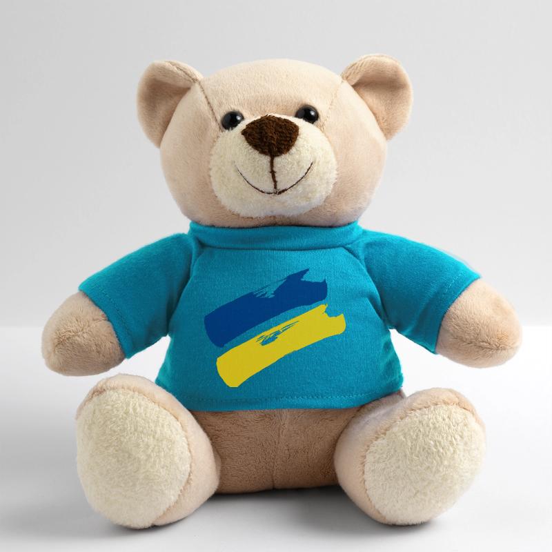 Lower Austria Flag - Brush Stripes Teddy Bear