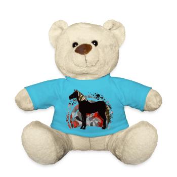 Pferd - Teddy - Atollblau - Vorne