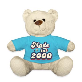 Hergestellt im Jahr 2000 Retro - Teddy - Atollblau - Vorne