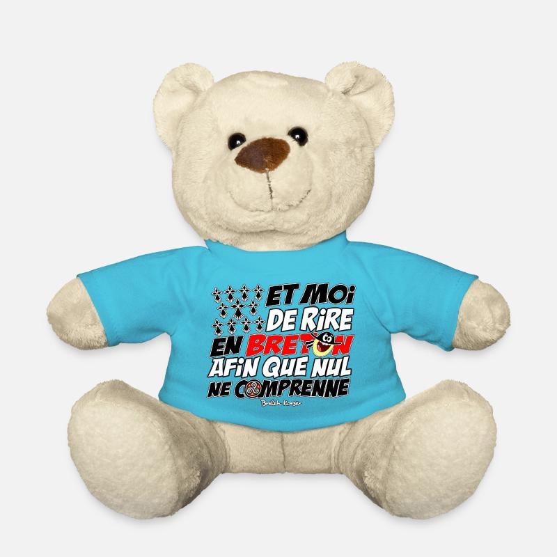 And I laugh in Breton - Teddy Bear - atoll blue