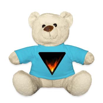 Galactic Fleet Emblem Futuristic Space Battle - Teddy Bear - atoll blue - Front