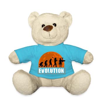Drôle RC_Plane Human Evolution RC Flight Owner - Nounours - bleu outremer - Devant