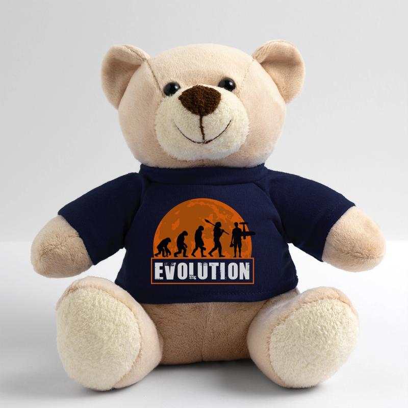 Funny RC_Plane Human Evolution RC Flight Owner Teddy Bear