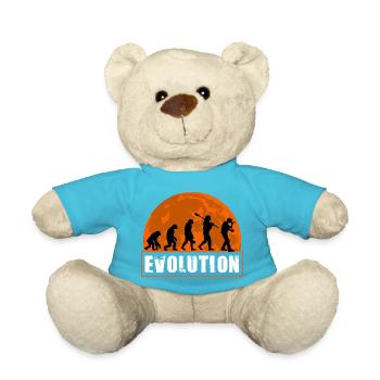 Drôle de rappeur de l’évolution humaine - Nounours - bleu outremer - Devant
