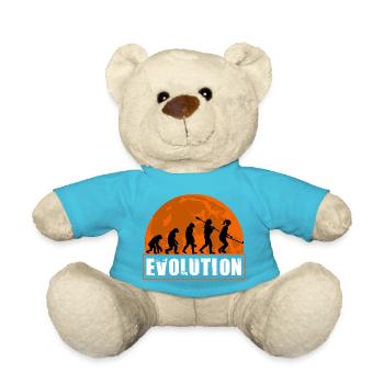 Field Hockey Evolution Silhouette Sunset - Teddy - Atollblau - Vorne