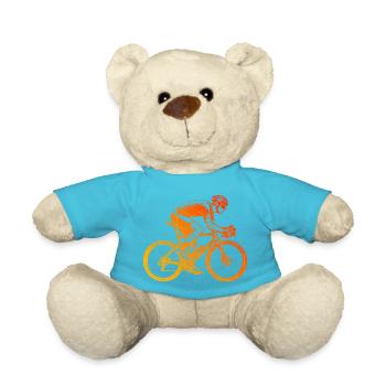 Geschenkidee für einen Roadbike mit Roadbike - Teddy - Atollblau - Vorne