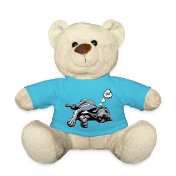 Grand Dogue Propriétaire de Dogue Grand Dane Fan de Grand Dogue - Nounours - bleu outremer - Devant