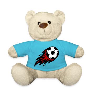 Balle de feu de football - Nounours - bleu outremer - Devant