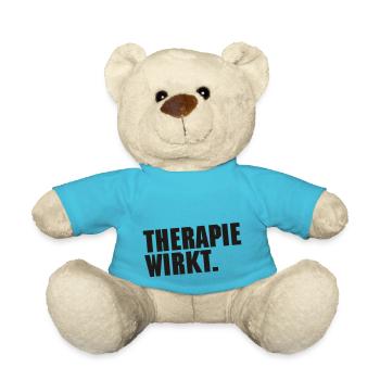Therapy / Physiotherapy acts. - Teddy Bear - atoll blue - Front
