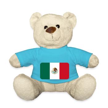 MEXICO FLAG round corner 400 dpi - Nounours - bleu outremer - Devant