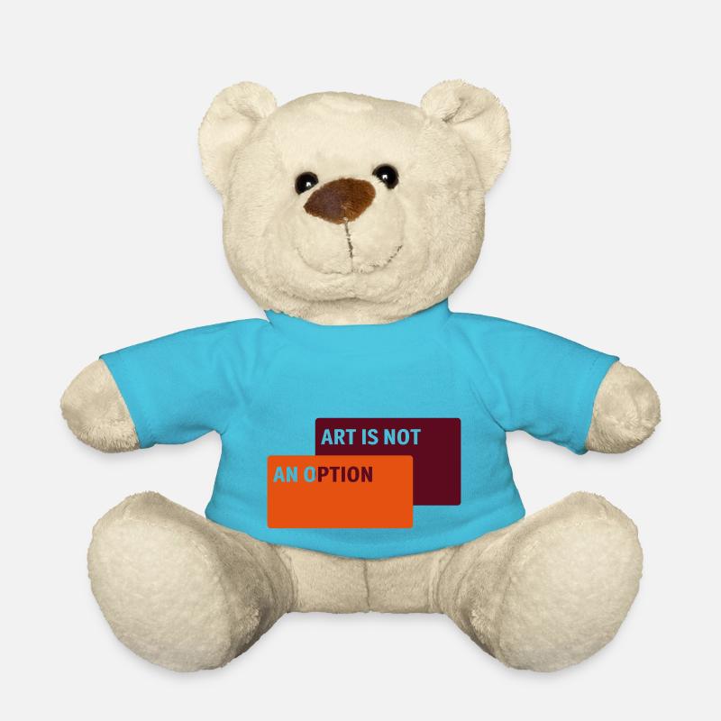 art is not an option - Teddy - Atollblau
