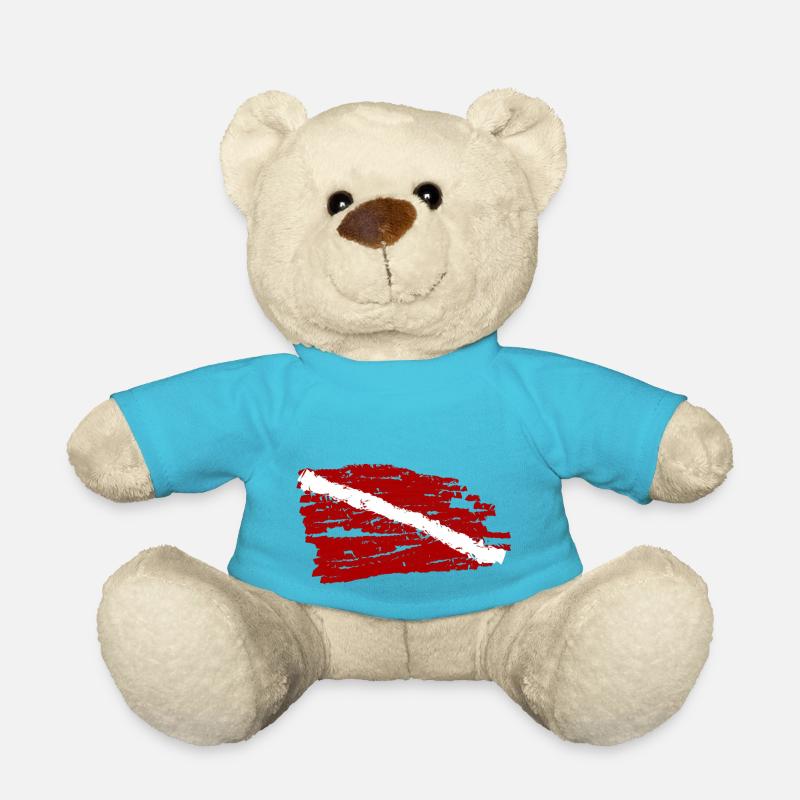 dive - Teddy Bear - atoll blue