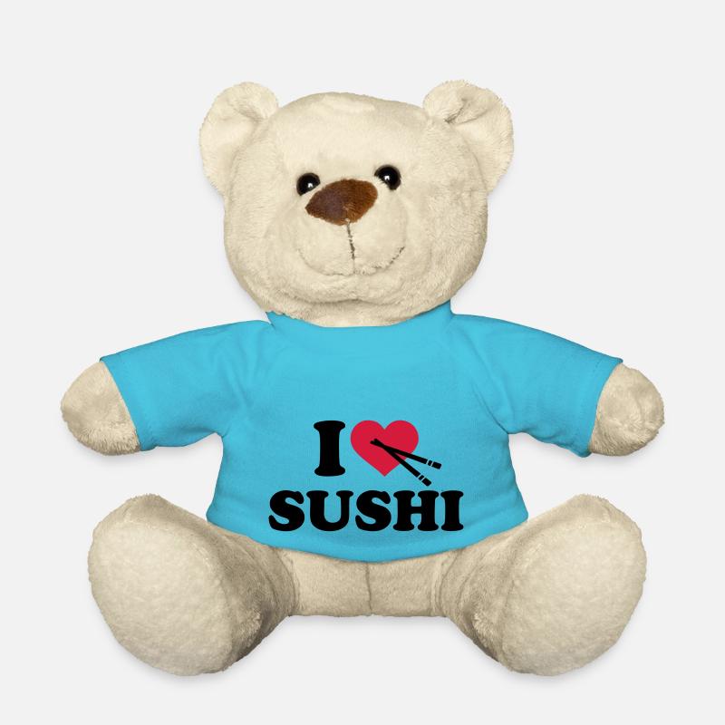 I love Sushi - Teddy - Atollblau
