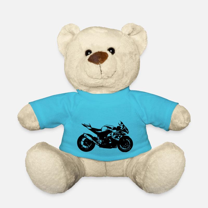 moto - Nounours - bleu outremer