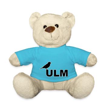 SSV ULM Ulmer Spatz Linsen mit Spätzle Schwäbisch - Teddy - Atollblau - Vorne
