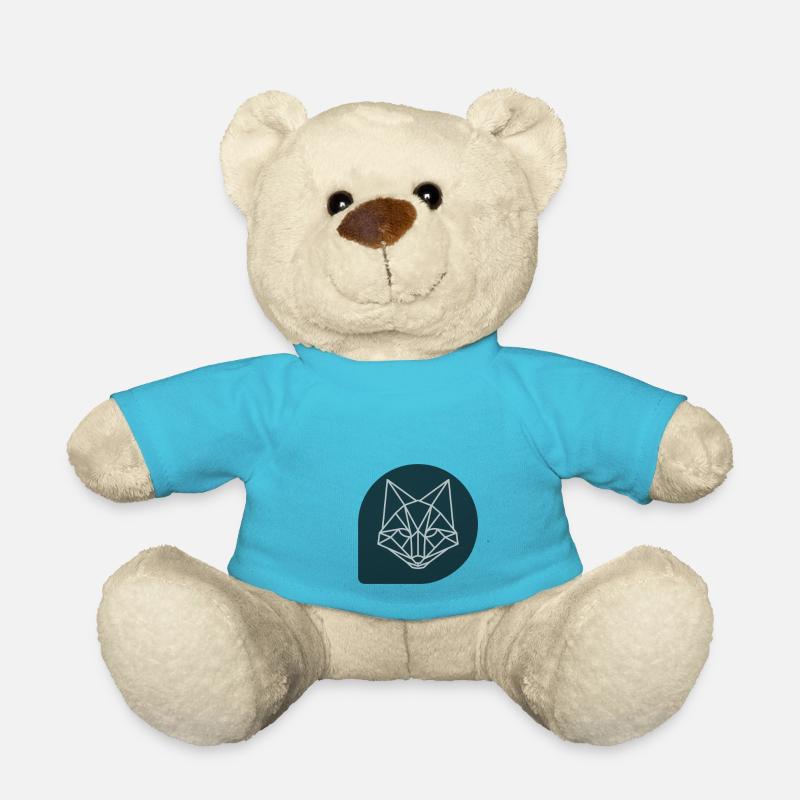 Renard, Renard - Nounours - bleu outremer