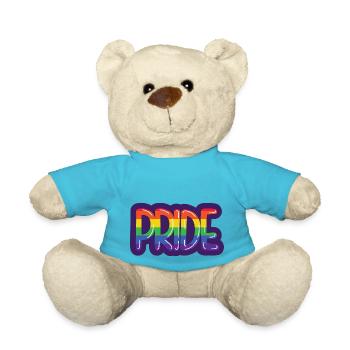 Fierté LGBT - Nounours - bleu outremer - Devant
