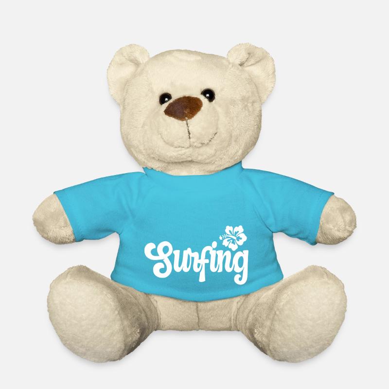 Cadeau de surf fille surfeur surf surf - Nounours - bleu outremer