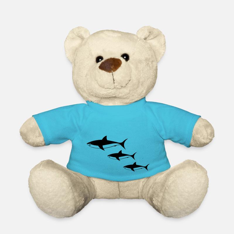 Requins - Nounours - bleu outremer