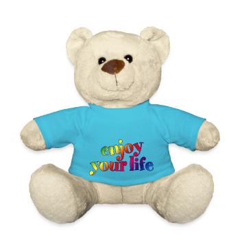 profiter de votre vie profiter de votre vie arc-en-ciel hygge - Nounours - bleu outremer - Devant
