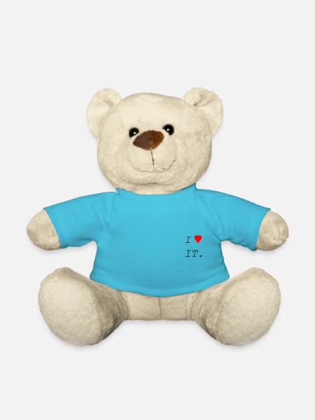 I LOVE IT - Teddy - Atollblau