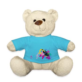 Violinmusik Note CLE Sol Fantasy - Teddy - Atollblau - Vorne