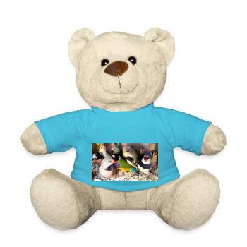 Finches Mix - Teddy Bear - atoll blue - Front