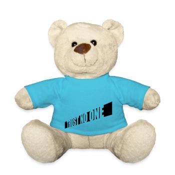 trust no one Zitat - Teddy - Atollblau - Vorne
