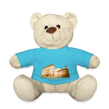 Wolkenburg Limbach-Oberfrohna Castle Saxony - Teddy Bear - atoll blue - Front