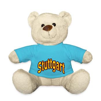 Stuttgart - Teddy Bear - atoll blue - Front