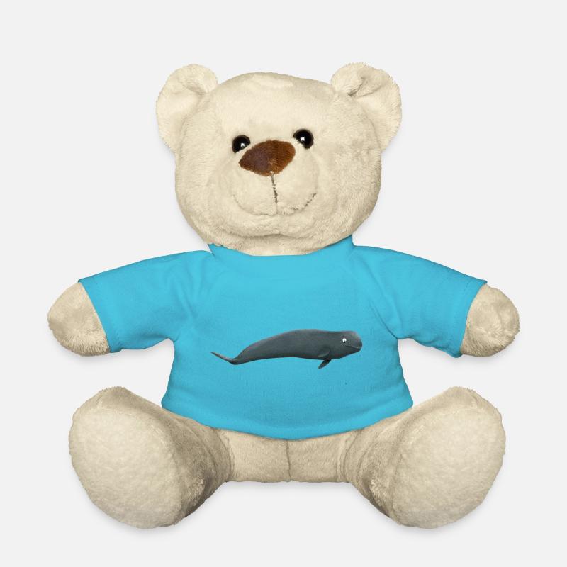 pilot whale - Teddy Bear - atoll blue