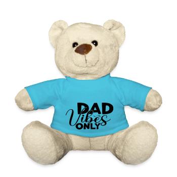 Dad Vibes Only - Teddy Bear - atoll blue - Front