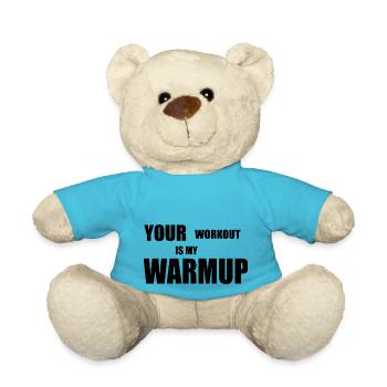 Dein Workout in meinem Warm Up - Teddy - Atollblau - Vorne