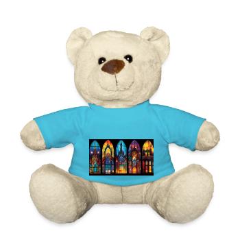 izup2u gothic church - Teddy Bear - atoll blue - Front