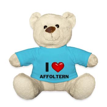 I Love Affoltern - Teddy - Atollblau - Vorne