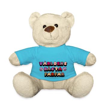 BestGroßmutter Großmutter Großvater Großvater Geburtstagsfamilie - Teddy - Atollblau - Vorne