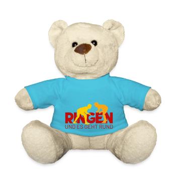 RINGEN und es geht rund - Teddy - Atollblau - Vorne