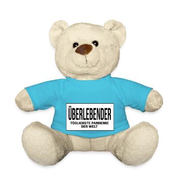 Pandemie Überlebender - Teddy - Atollblau - Vorne