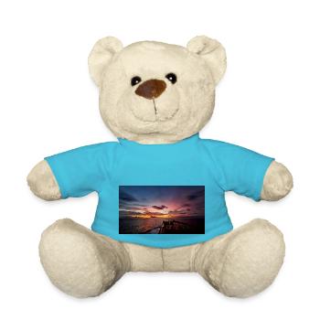 Schöner Sonnenuntergang am Meer - Teddy - Atollblau - Vorne